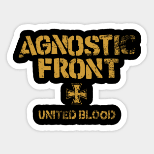 AGNOSTIC FRONT BAND Sticker